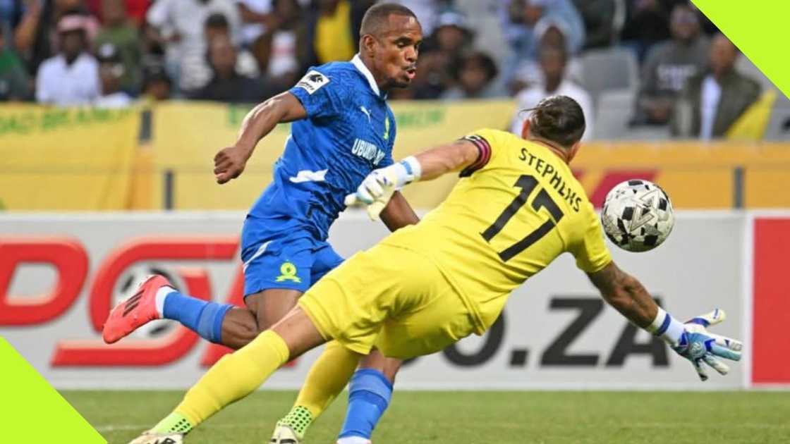 Iqraam Rayners scored against his former side Stellenbosch FC. Iqraam Rayners scored against his former side Stellenbosch FC.