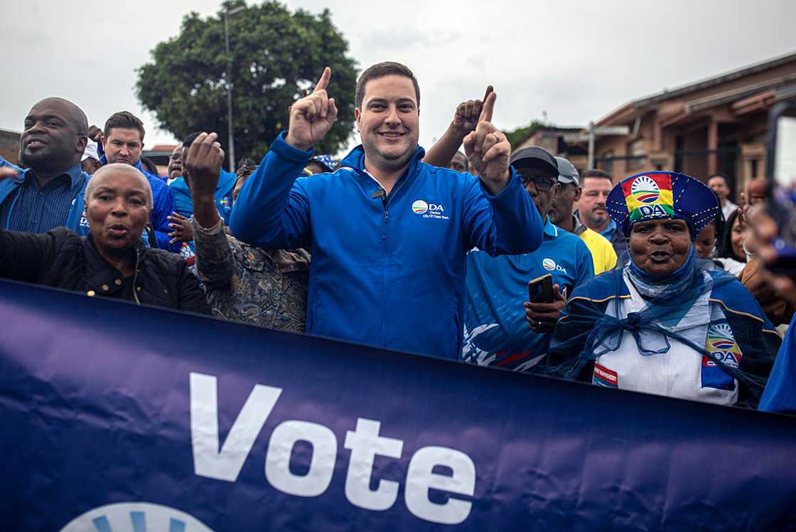 The Democratic Alliance elected Geordin Hill-Lewis as its new leader