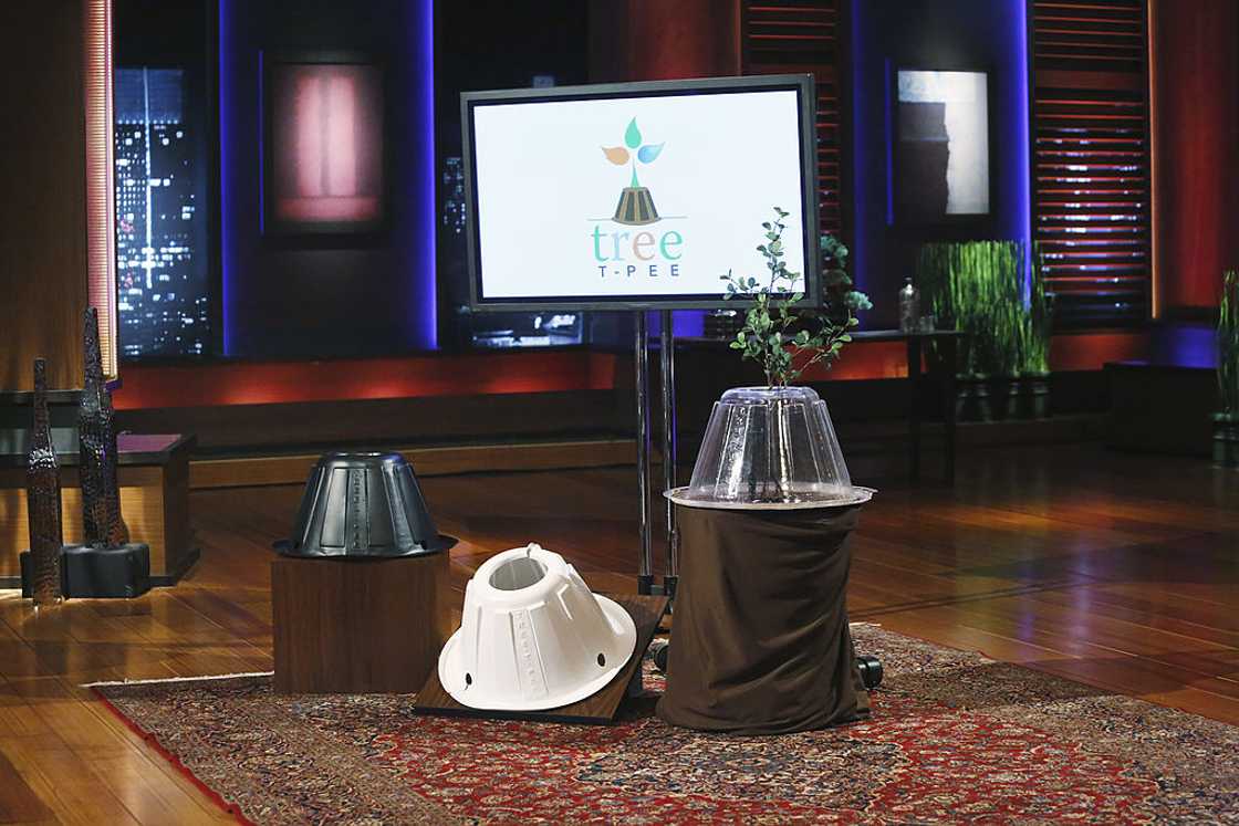 Georges' product displayed in an episode on Shark Tank