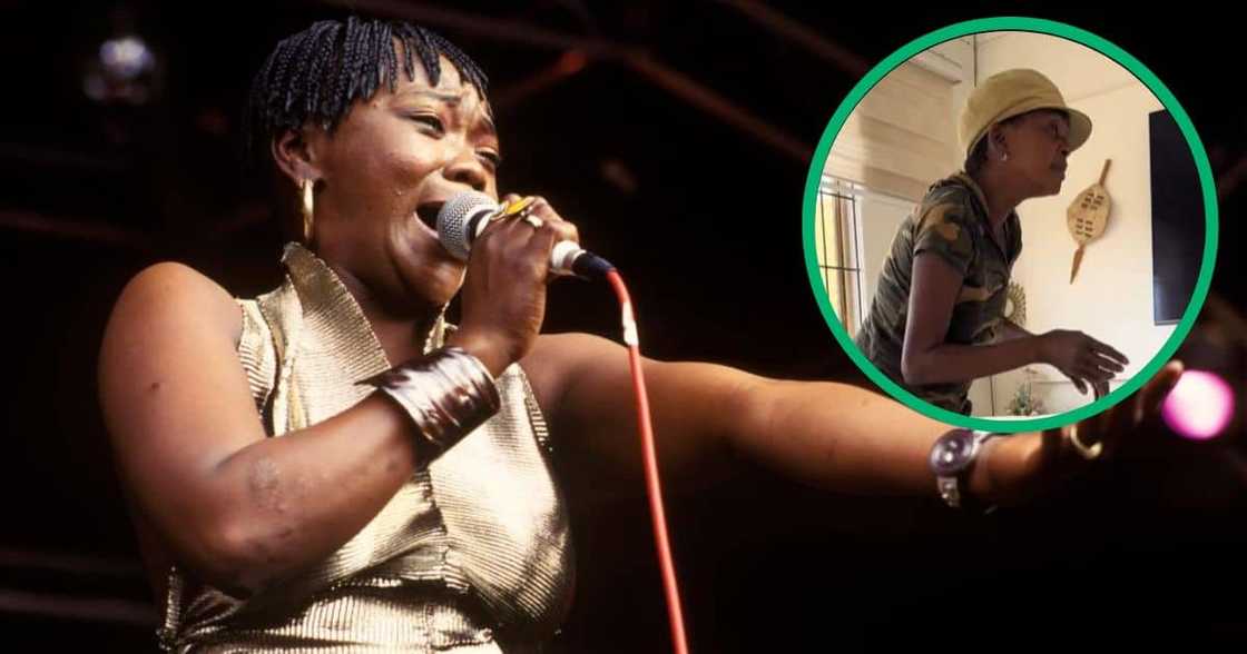 Brenda Fassie lookalike in TikTok video