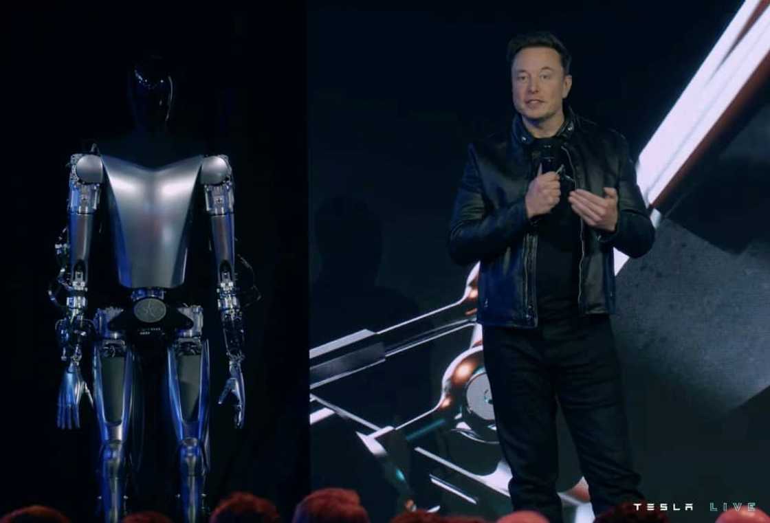 Elon Musk says an Optimus humanoid robot that Tesla is developing could be priced at less than $20,000 and wind up doing most of the work while people reap the benefits.