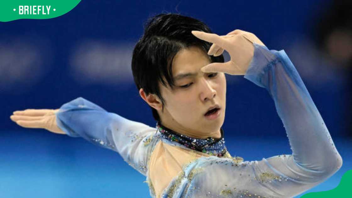 Yuzuru Hanyu during the Beijing 2022 Winter Olympic Games Yuzuru Hanyu during the Beijing 2022 Winter Olympic Games