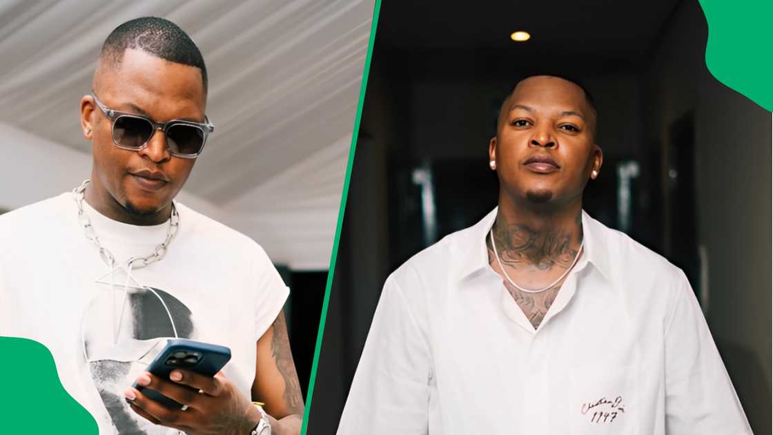 Netizens reacted to Oscar Mbo's latest fashion statement Netizens reacted to Oscar Mbo's latest fashion statement