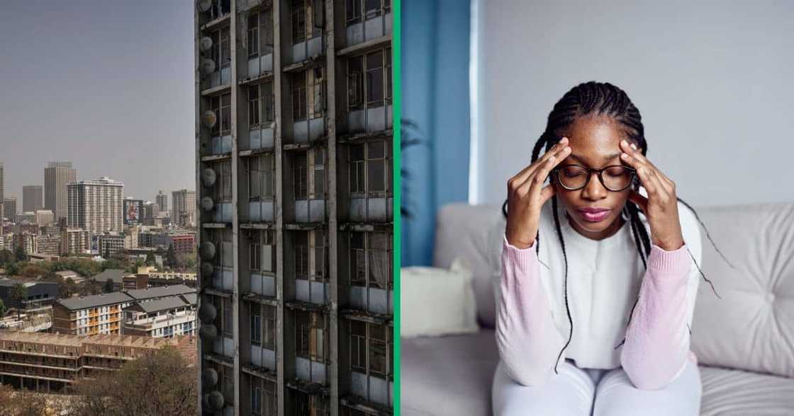 More than 2000 tenants were stranded after getting evicted from an illegally-occupied building in Johannesburg More than 2000 tenants were stranded after getting evicted from an illegally-occupied building in Johannesburg