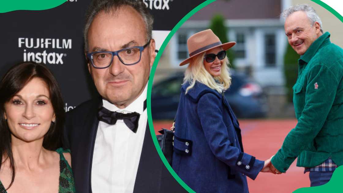 Julia and Silvio at The Plaza Hotel in 2017 (L). The businessman and Michelle Scaglia during a 2022 football game in Braintree Julia and Silvio at The Plaza Hotel in 2017 (L). The businessman and Michelle Scaglia during a 2022 football game in Braintree