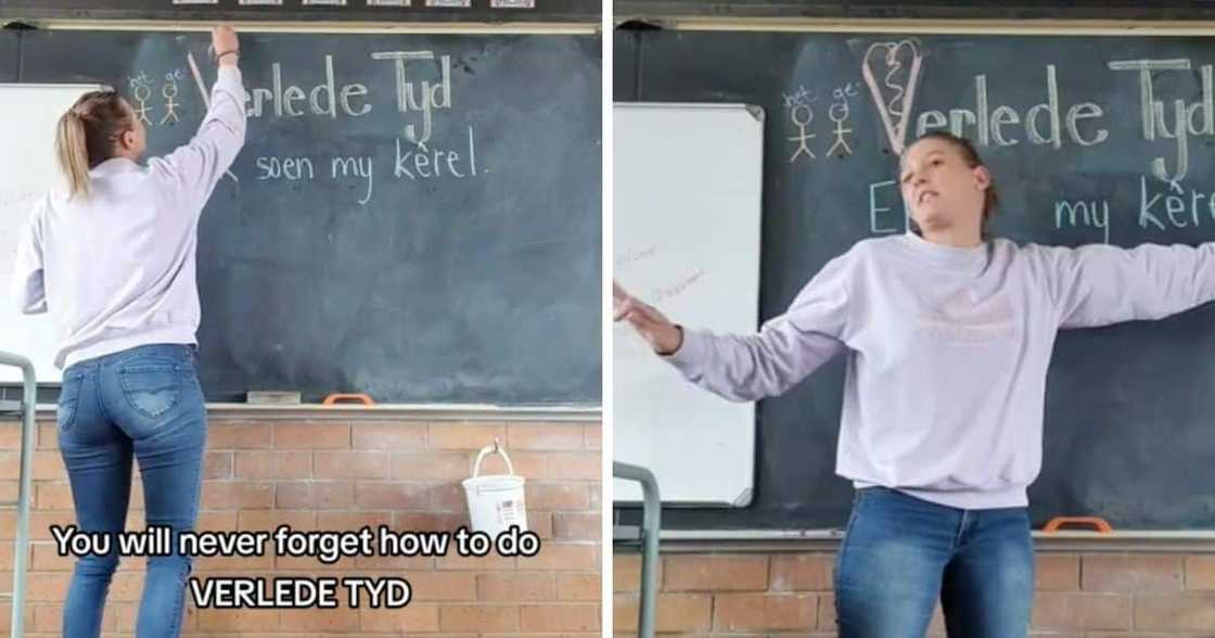 Young woman shares video of her teaching. Young woman shares video of her teaching.