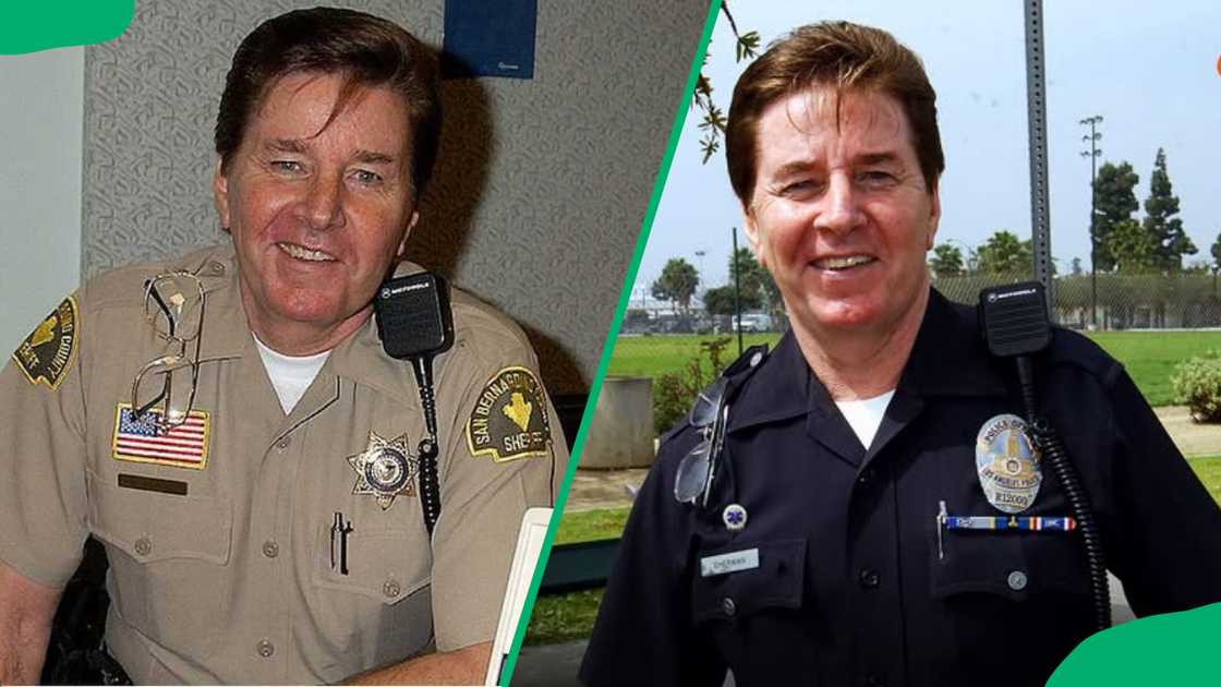 Bobby Sherman in police uniforms