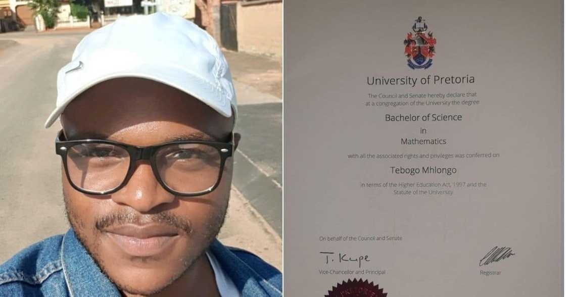 Local Man Toasts to Bagging BSc in Mathematics, Mzansi Helps Him Celebrate Local Man Toasts to Bagging BSc in Mathematics, Mzansi Helps Him Celebrate