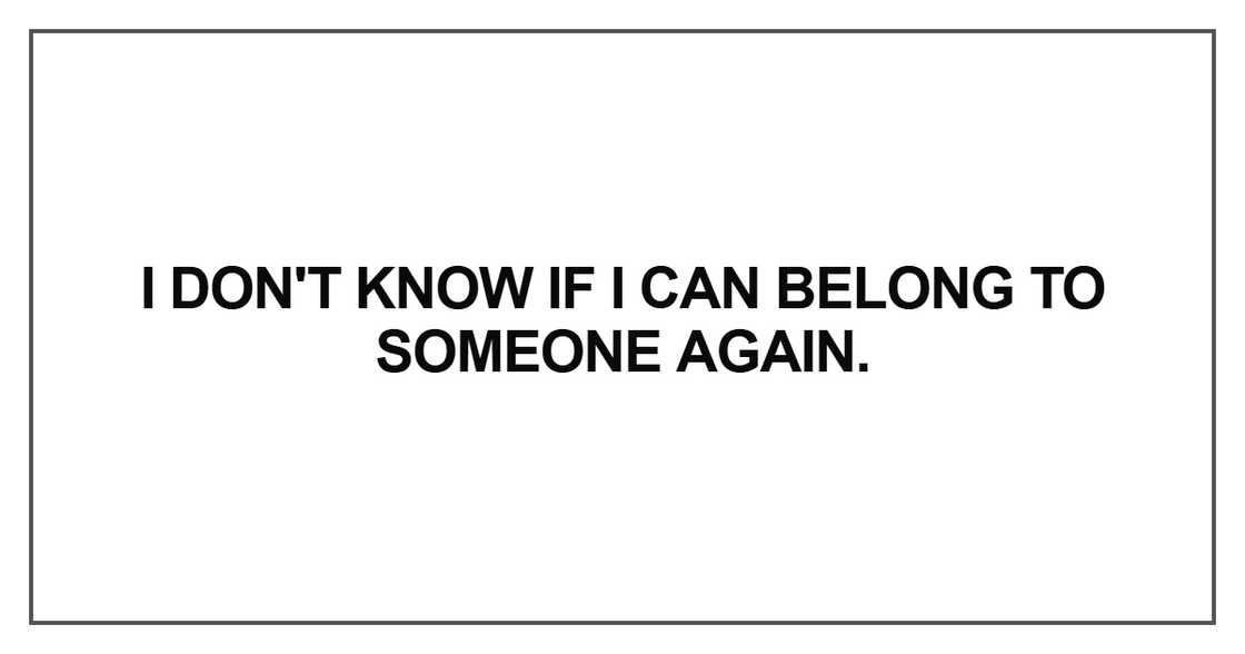 I don't know