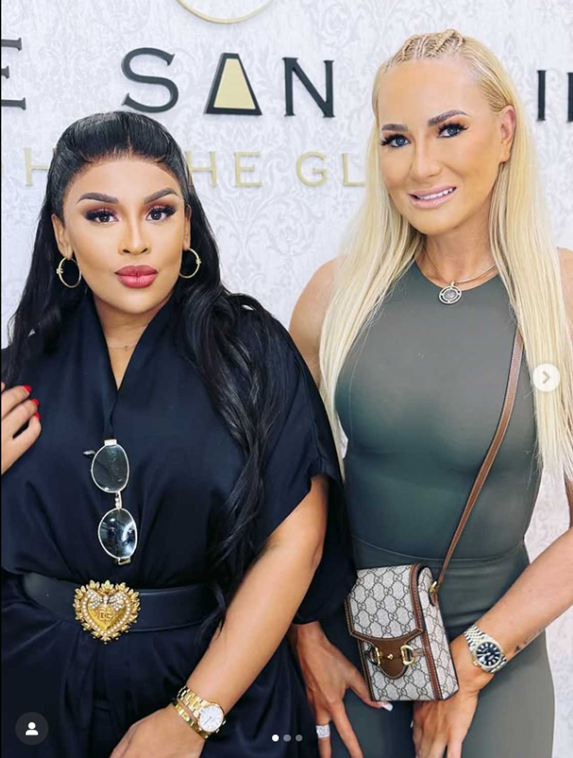 Nonku and Bev went shopping in Cape Town.