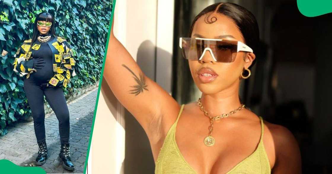 Anele Zondo spoke about her pregnancy life. Anele Zondo spoke about her pregnancy life.