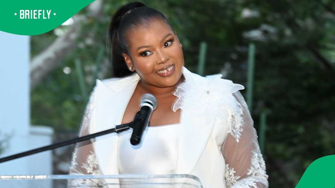 Anele Mdoda shares parenting challenge with son