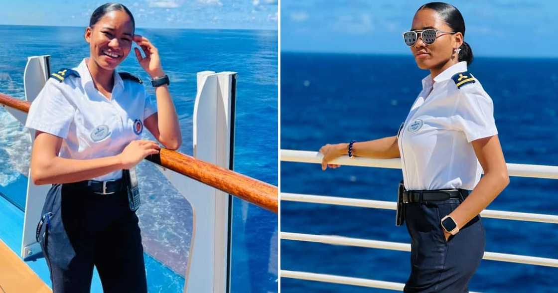 The marine engineer wished people well for the new month The marine engineer wished people well for the new month