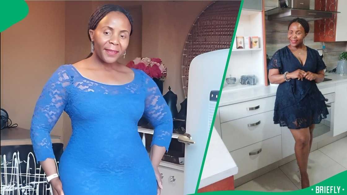 The woman said he takes 5km walks during the day, and 10km hikes during weekends, and that she watches what she eats