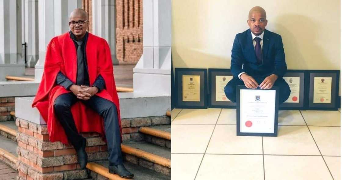 South African Dr Katlego Mthimunye has five degrees