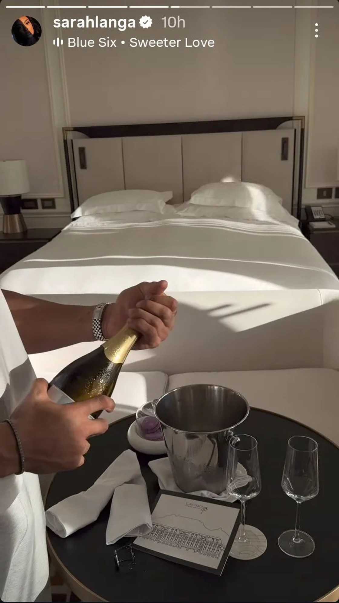 Sarah Langa vacations with Sacha Feinberg-Mngomezulu Sarah Langa vacations with Sacha Feinberg-Mngomezulu