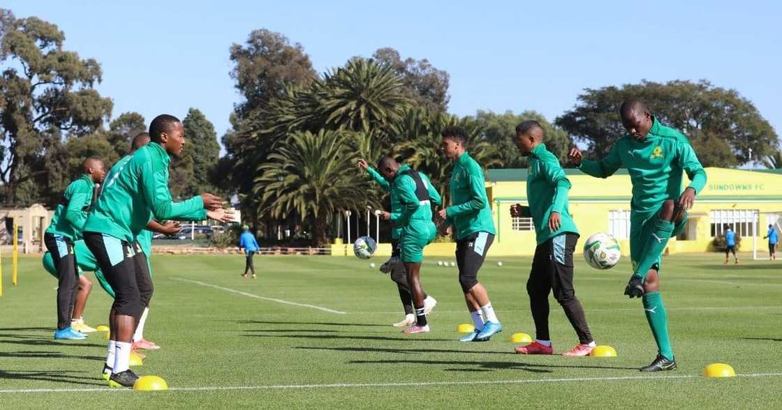 Mamelodi Sundowns are hoping to avenge their 2-0 defeat to Al Ahly. Image: @Masandawana/Twitter