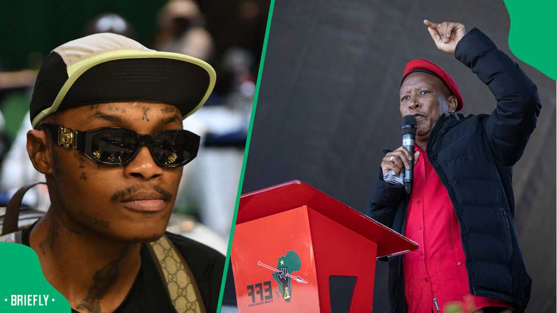 Netizens reacted to Shebeshxt's message to Julius Malema