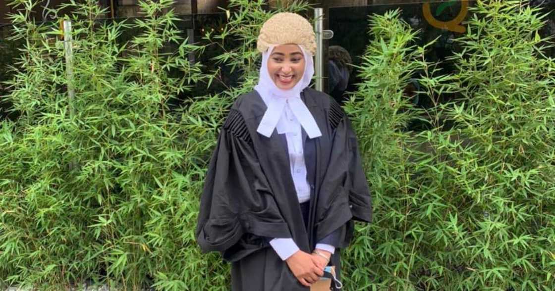 Kenyan lady who got 9 passes in bar exam celebrates after being admitted: "I thought I'd never make it