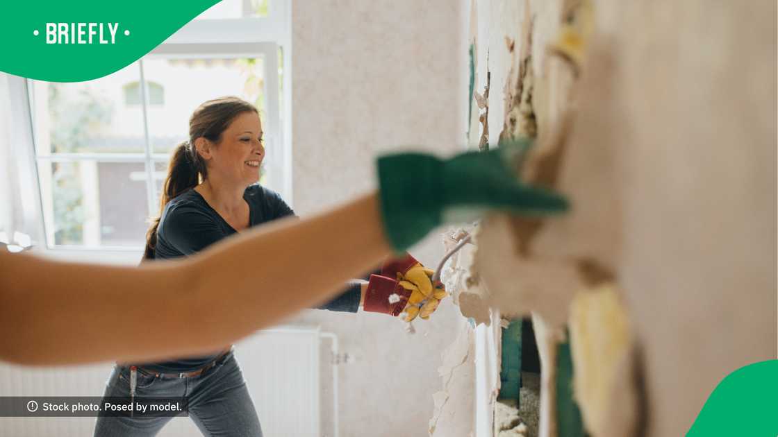 The man transformed his backroom in a major way. The man transformed his backroom in a major way.