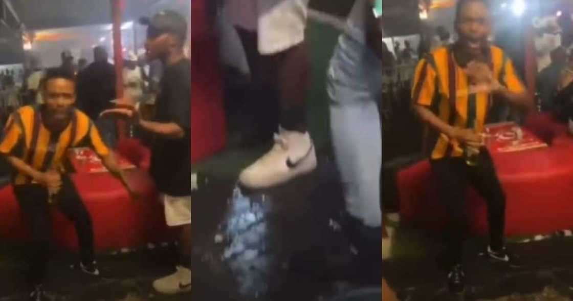 Man fake Nike Air Force, groove, busted, Mzansi defends him