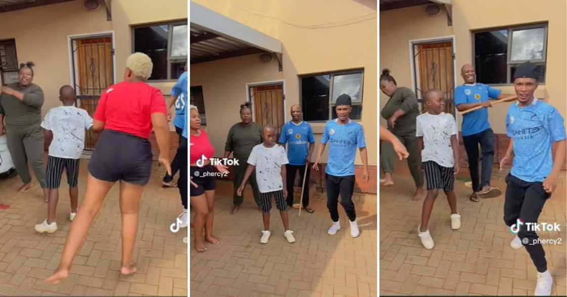 TikTok user @_phercy2 got his whole family in on a dance clip to show the lack of groove that exists in his bloodline TikTok user @_phercy2 got his whole family in on a dance clip to show the lack of groove that exists in his bloodline