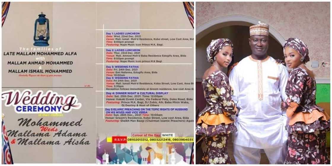 Nigerian man, marries to ladies, lookalikes, doppelgangers, viral news, wedding