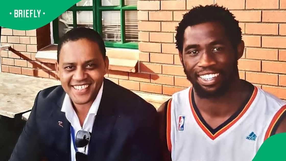 Johnny Davids, Siya Kolisi, South Africa, Joannesburg Johnny Davids, Siya Kolisi, South Africa, Joannesburg