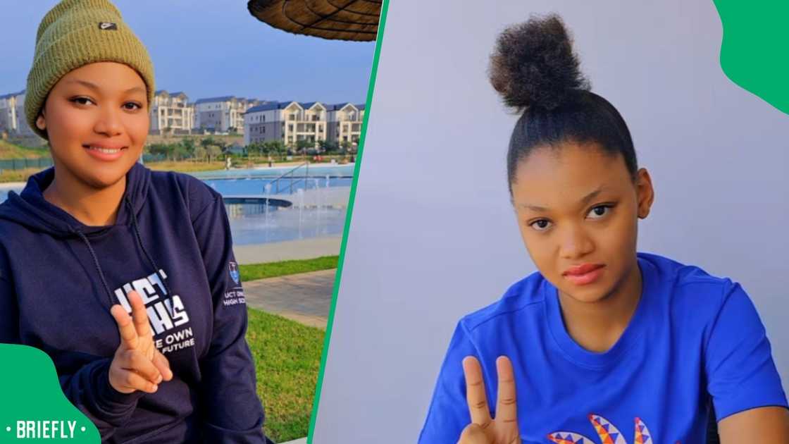 A young woman has made Mzansi proud. A young woman has made Mzansi proud.