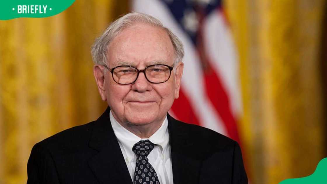 Warren Buffett attending an event at the White House