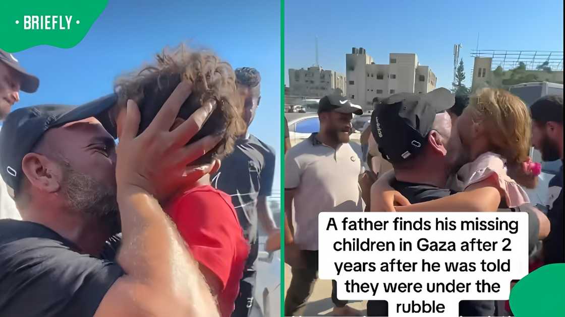 Gaza father finds children alive after two years of believing they were dead Gaza father finds children alive after two years of believing they were dead