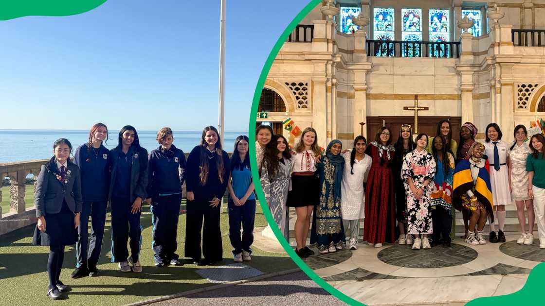 Roedean School students after a debate contest and as they celebrate cultural day Roedean School students after a debate contest and as they celebrate cultural day