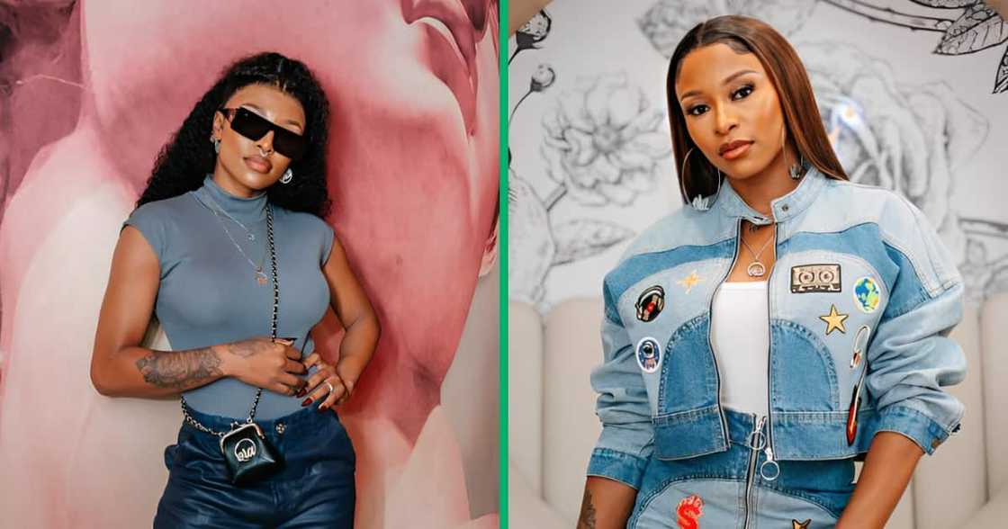 DJ Zinhle confirmed fans suspicions that she had her breasts enlarged DJ Zinhle confirmed fans suspicions that she had her breasts enlarged