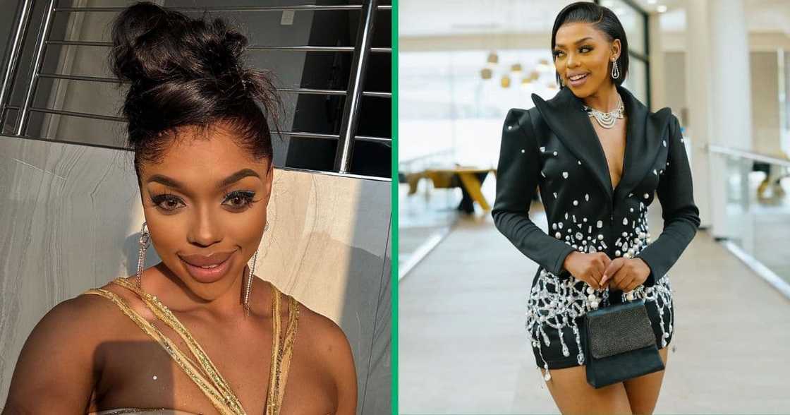 Khosi Twala debuted her new hairstyle Khosi Twala debuted her new hairstyle