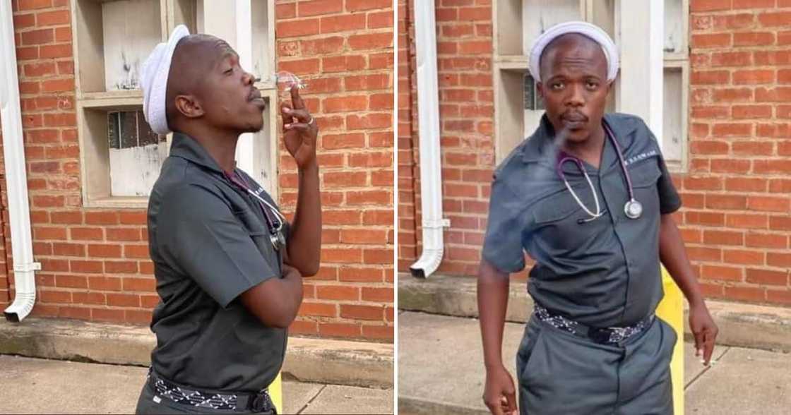 Dr Sandile Qwabe has caused a stir with his pantsula-inspired style Dr Sandile Qwabe has caused a stir with his pantsula-inspired style