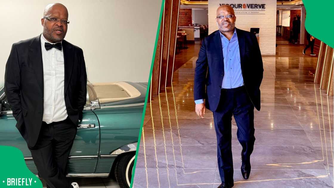 A man from Johannesburg. A man from Johannesburg.