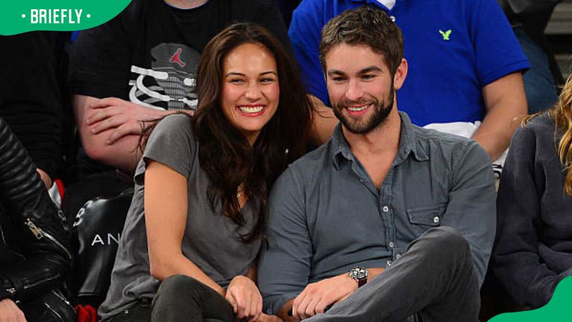 Chace Crawford (R) and Rachelle Goulding Chace Crawford (R) and Rachelle Goulding