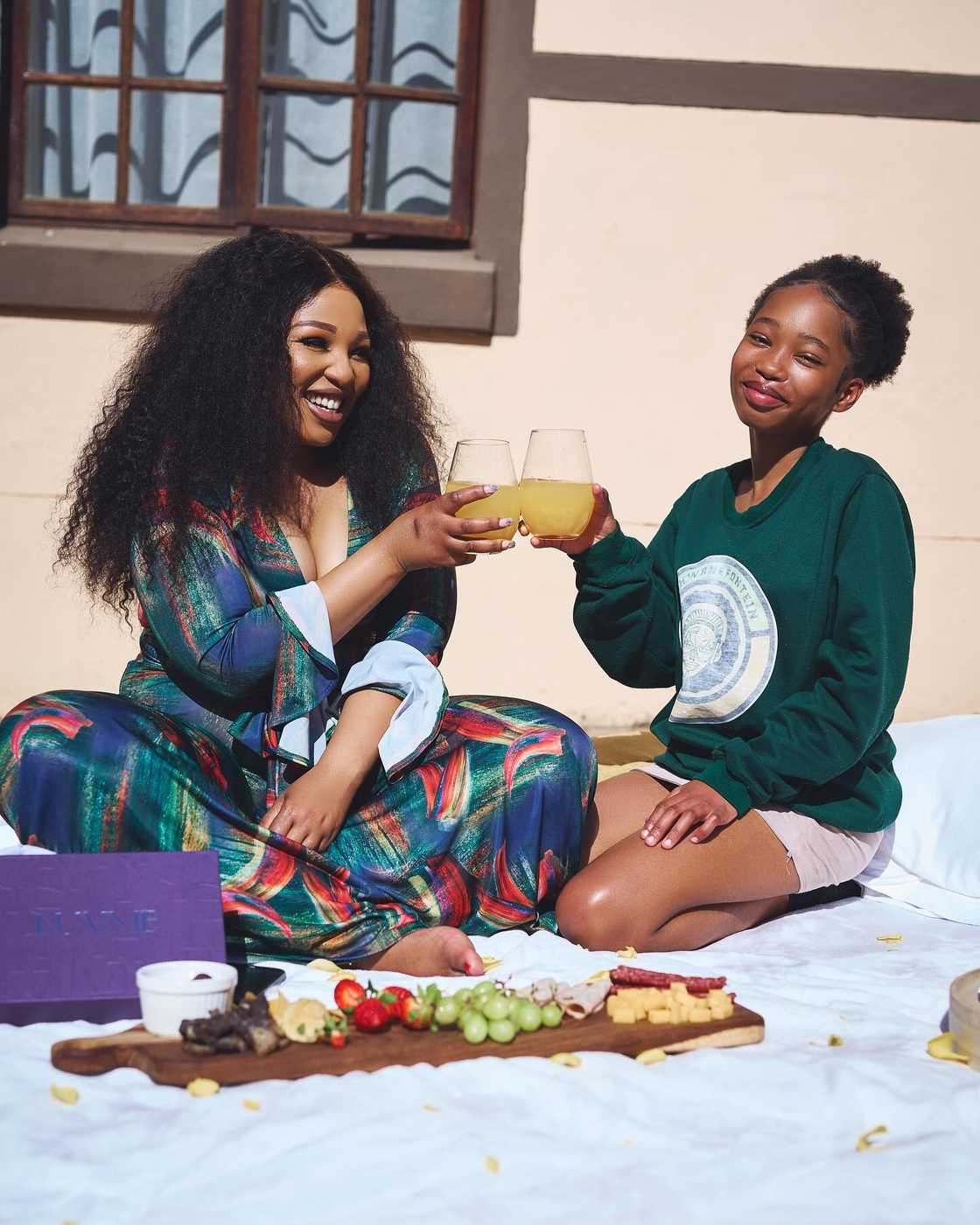 Phindile Gwala celebrated her daughter, Thato.