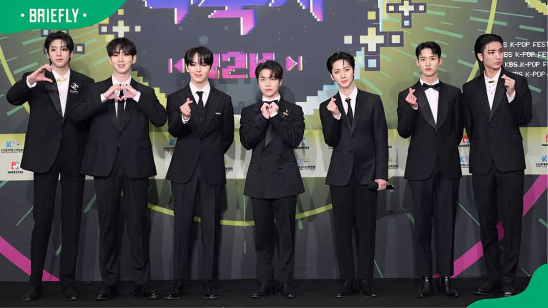 South Korean boy group PENTAGON at the 2022 KBS Song Festival at Jamsil Arena in Seoul, South Korea. South Korean boy group PENTAGON at the 2022 KBS Song Festival at Jamsil Arena in Seoul, South Korea.