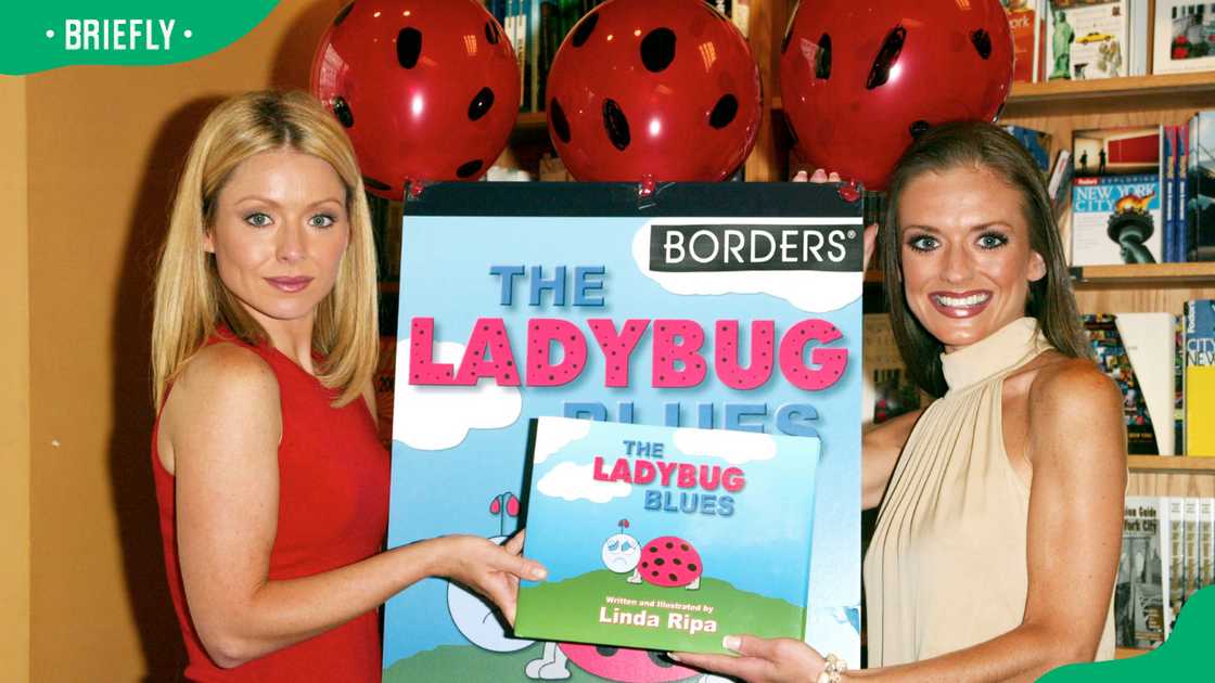 Kelly and Linda at The Ladybug Blue book signing