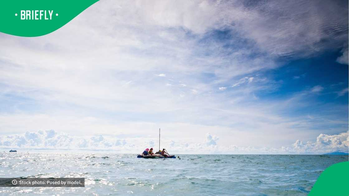 Women stuck in middle of ocean