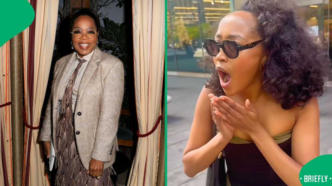 Oprah Winfrey surprised her alumna from South Africa with a grand gift in a TikTok video. Oprah Winfrey surprised her alumna from South Africa with a grand gift in a TikTok video.