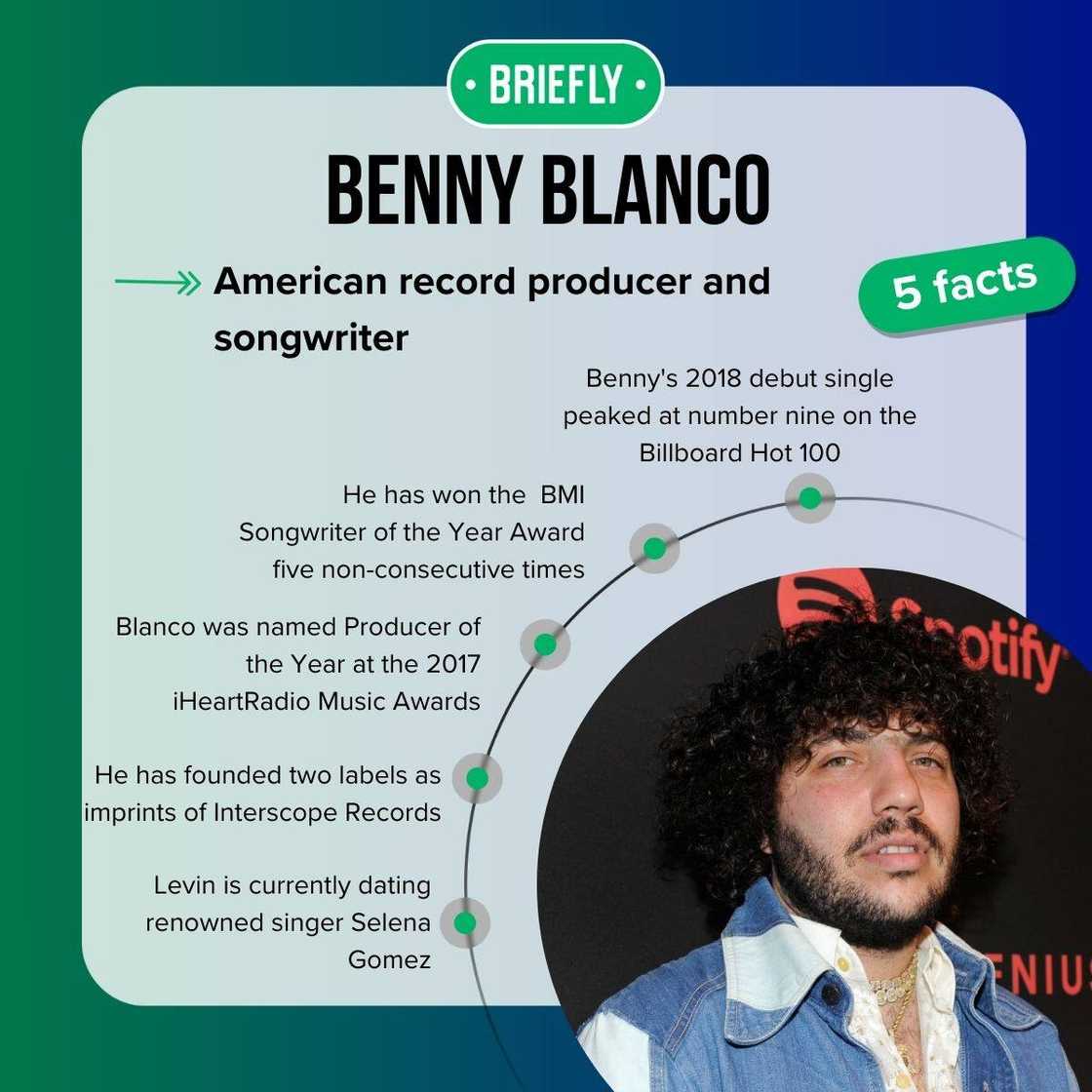 Benny Blanco's facts Benny Blanco's facts
