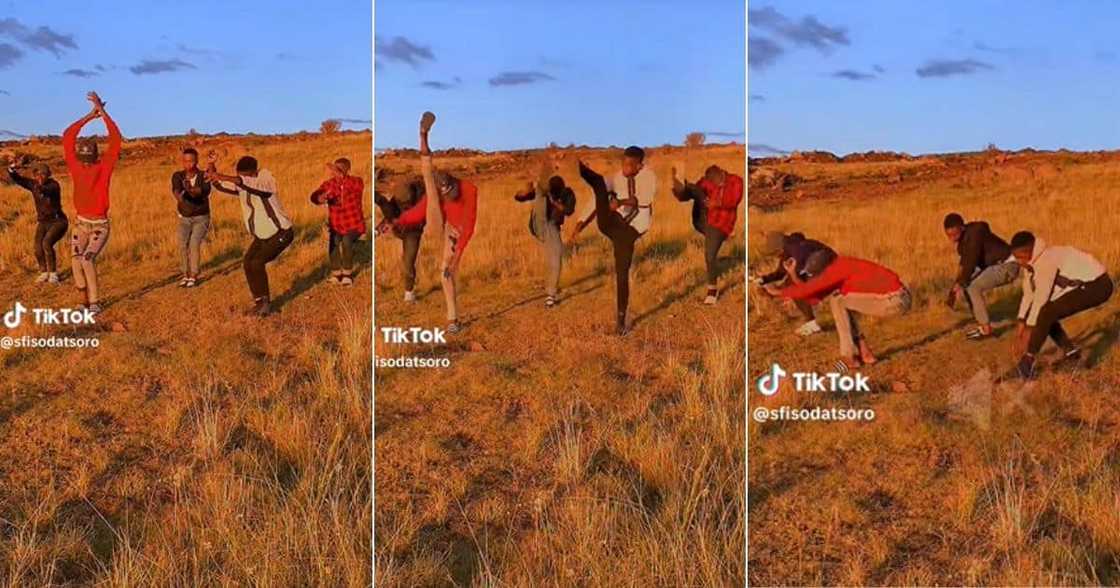 A group of Zulu friends did a TikTok dance A group of Zulu friends did a TikTok dance