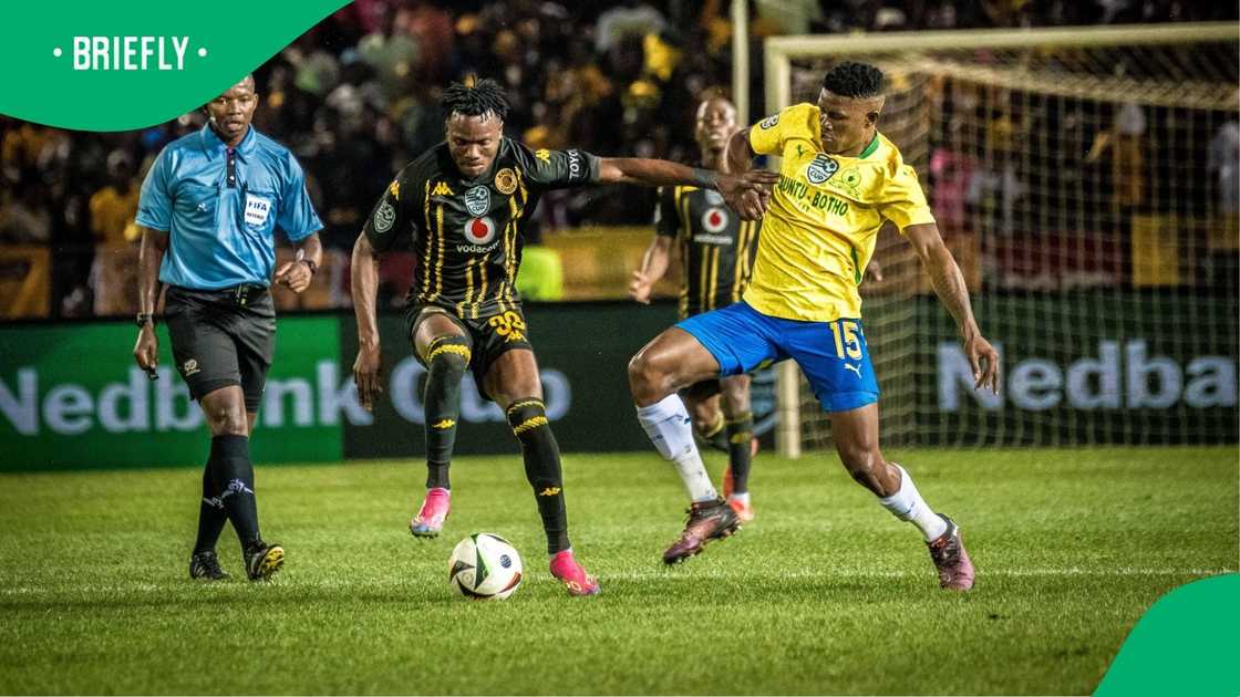 Kaizer Chiefs defeat Mamelodi Sundowns in the Nedbank Cup semi-final. Kaizer Chiefs defeat Mamelodi Sundowns in the Nedbank Cup semi-final.