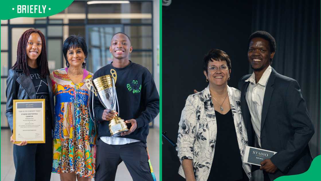 Southern Business School (STADIO) students receiving awards Southern Business School (STADIO) students receiving awards