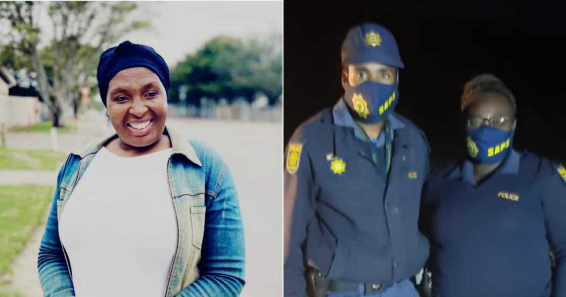 Police Officers, Celebrated, Local woman, Stranded, Vehicle, Police Service Police Officers, Celebrated, Local woman, Stranded, Vehicle, Police Service