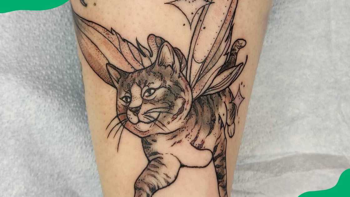Magical cat tattoo Magical cat tattoo