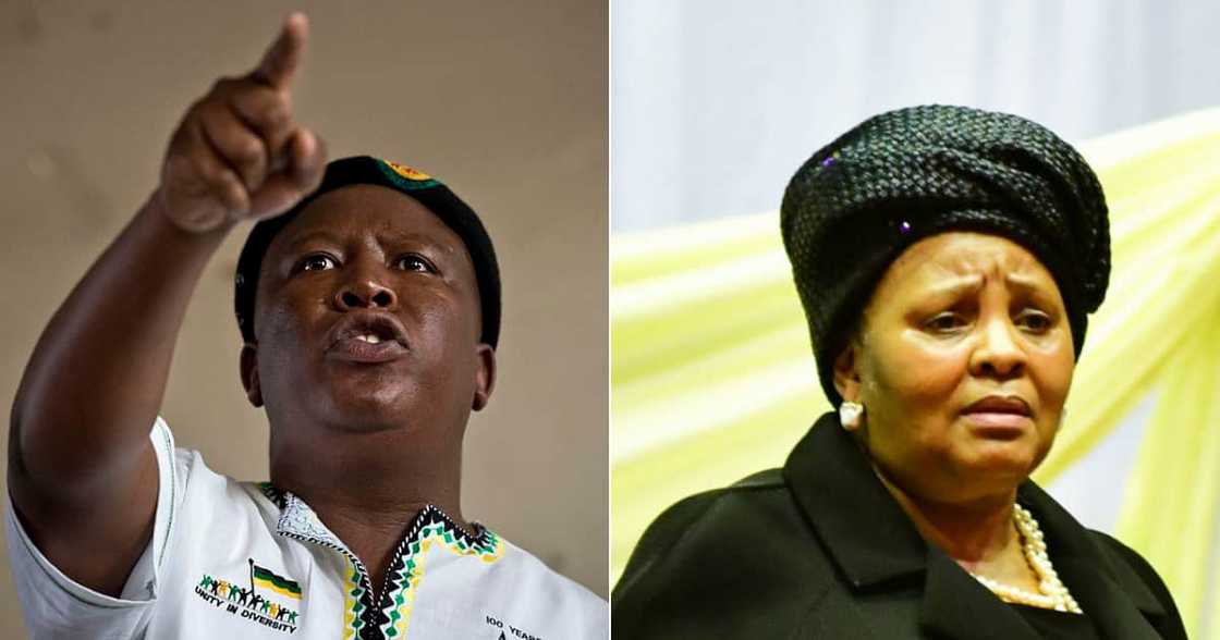 Economic Freedom Fighters, EFF, Leader, Julius Malema, Defence Minister, Nosiviwe Mapisa-Nqakula, Social media, Insurrection, Mbuyiseni Ndlozi, Unrest, Cyril Ramaphosa Economic Freedom Fighters, EFF, Leader, Julius Malema, Defence Minister, Nosiviwe Mapisa-Nqakula, Social media, Insurrection, Mbuyiseni Ndlozi, Unrest, Cyril Ramaphosa