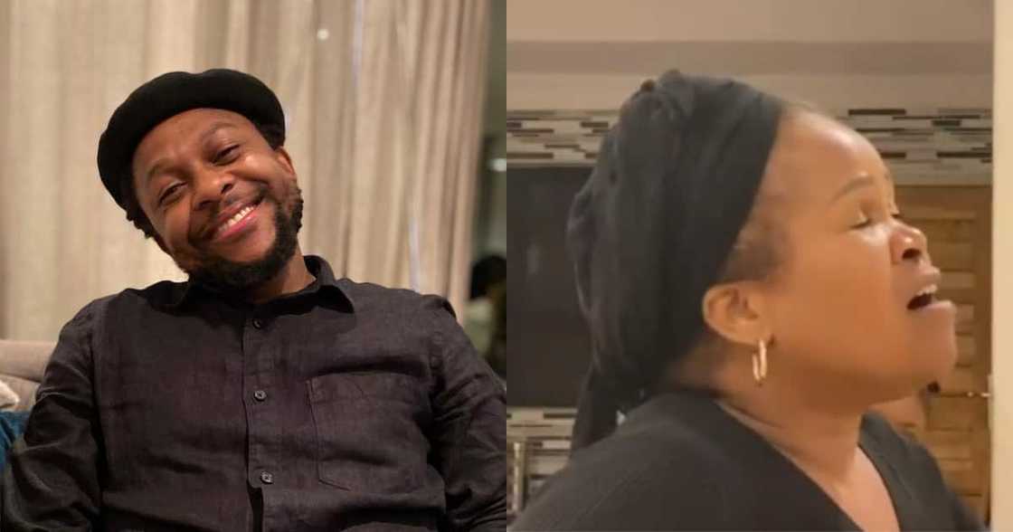 Mbuyiseni Ndlozi Honours Mom on Mother's Day With Clip of Her Singing